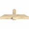 Ekena Millwork Eugene Rough Sawn Timber Gable Bracket, Douglas Fir, 48"W x 20"H x 6"D x 6"F, 10/12 Pitch GBW048X20X0606EUG00RDF - alternate 3